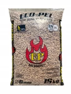 DREVENÁ PELETA 6mm 15kg CERTIFIKÁT EcoPel PELET